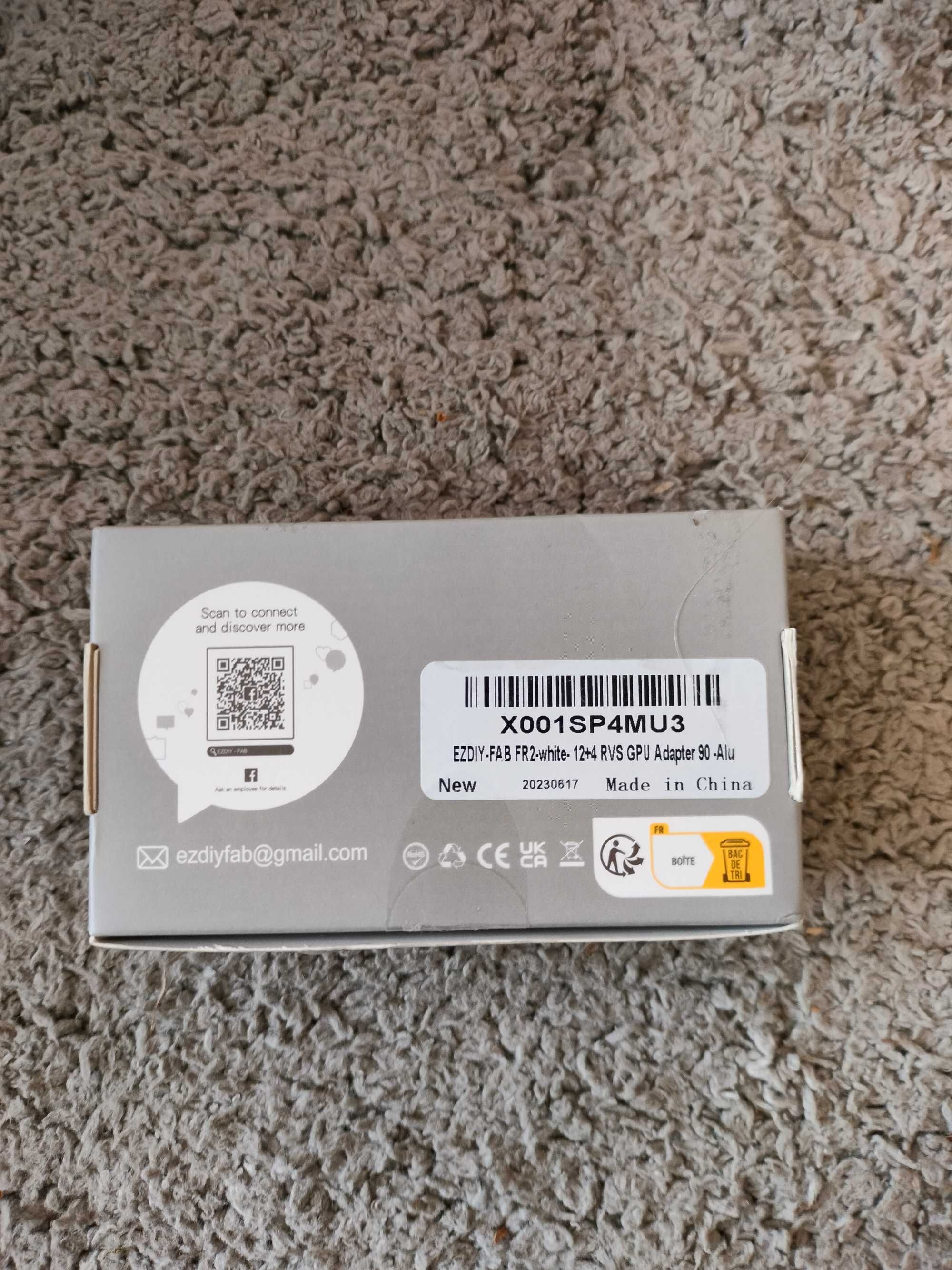 EZDIY-FAB 12VHPWR 12+4-pinowy adapter kątowy do karty graficznej