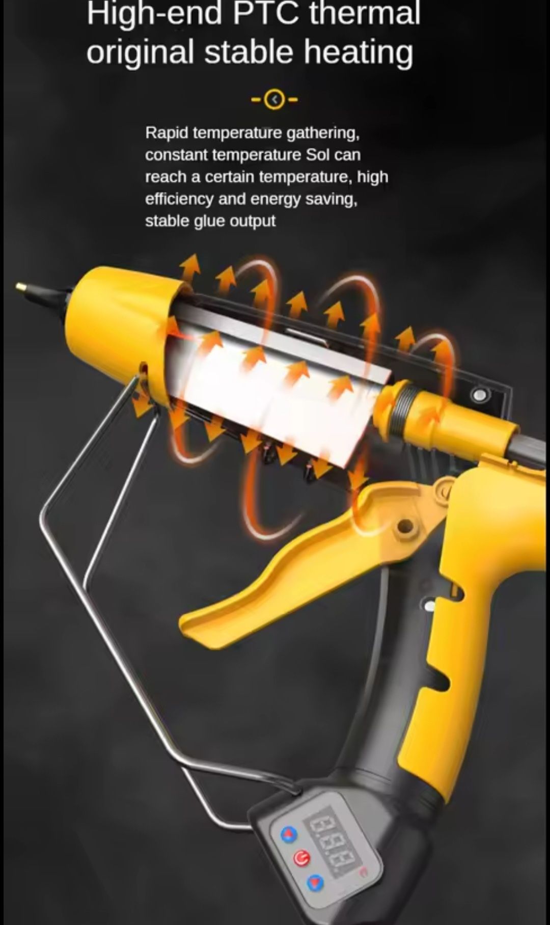 Pistola  cola quente 800w NOVA(profissional)