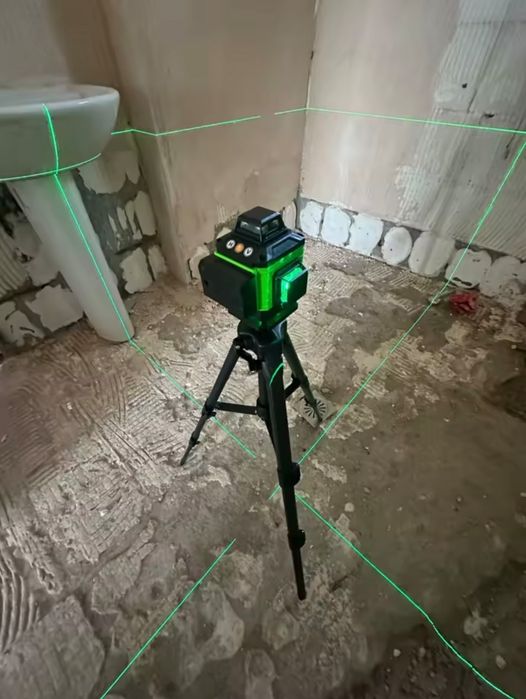 Laser krzyżowy zielony 16 Linii 4d