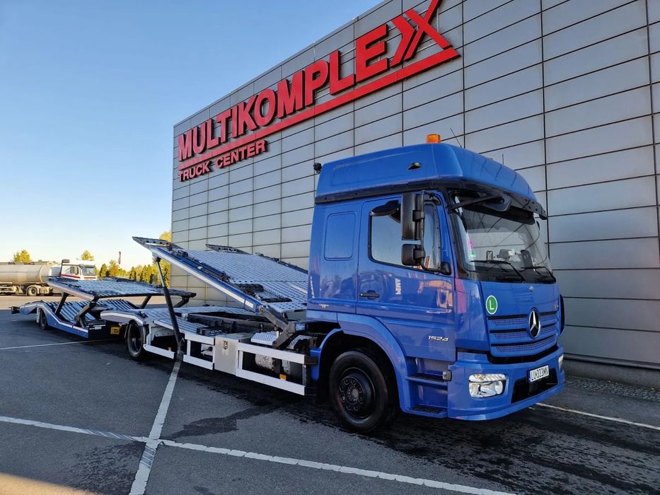 Mercedes-Benz ATEGO 1524 FVG autotransporter  LF5 serwis ASO do konca nie kassbohrer rolfo mersch lohr