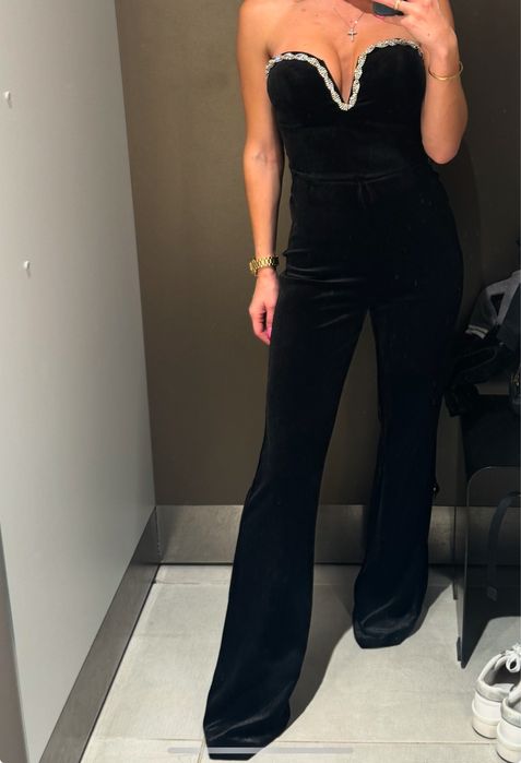 Оксамитовий святковий комбінезон