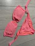 Primark bikini strój kąpielowy xs 34 neon hafty