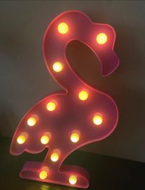 Flamingo LED dekoracja na baterie świecący