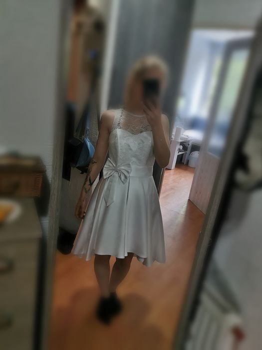 Biała sukienka XS/S