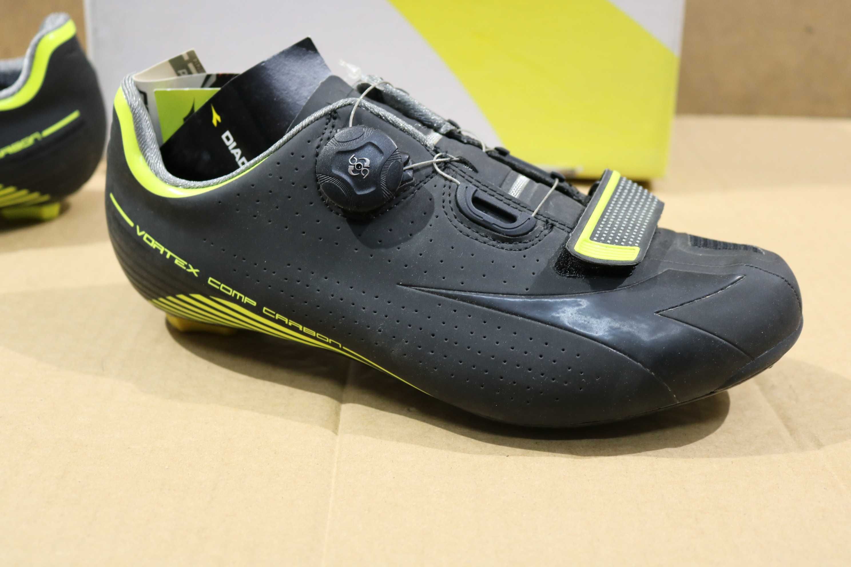 Sapatos ciclismo Diadora Vortex Comp carbono NOVOS