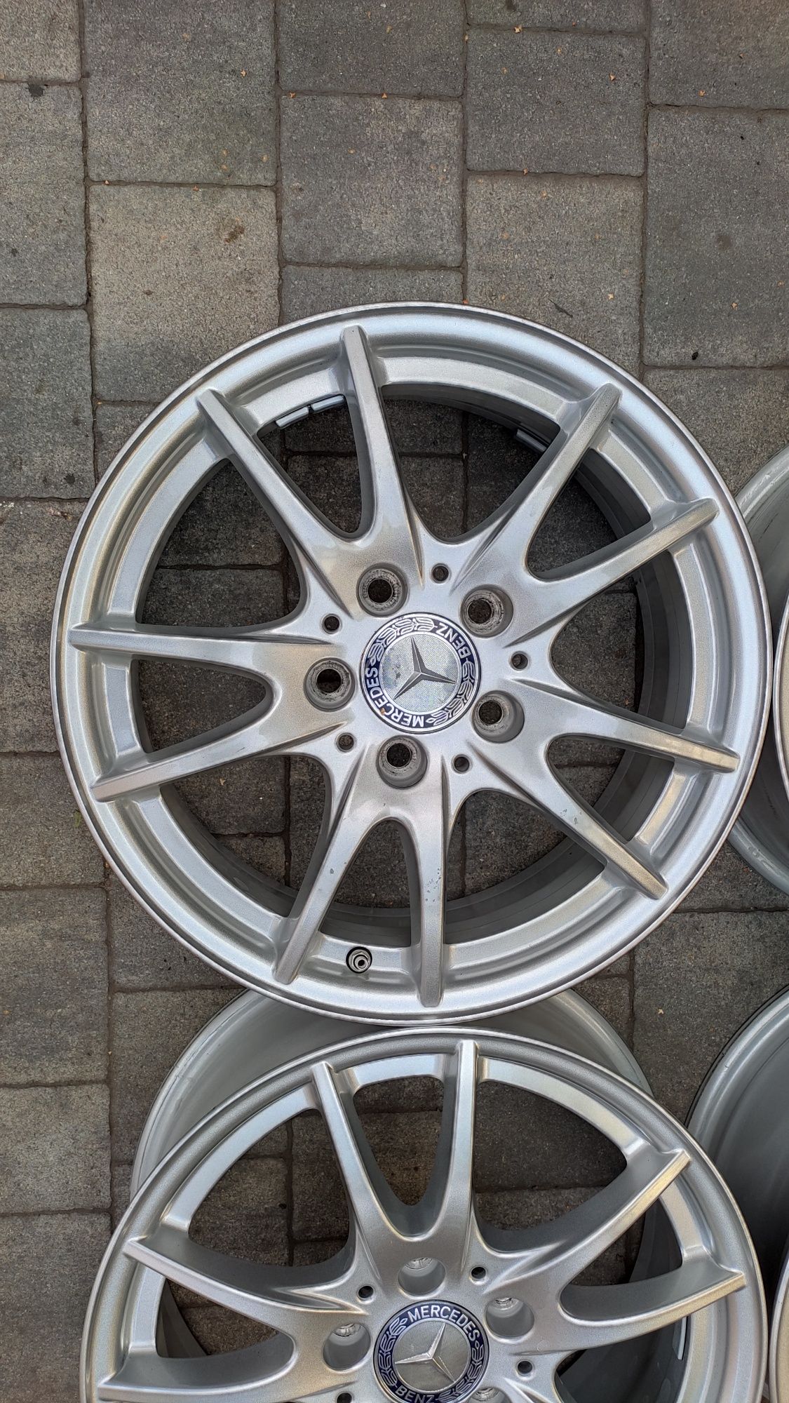 Felgi Mercedes VW audi skoda seat 16 cali 6.5J ET49 5x112 Ori czujniki
