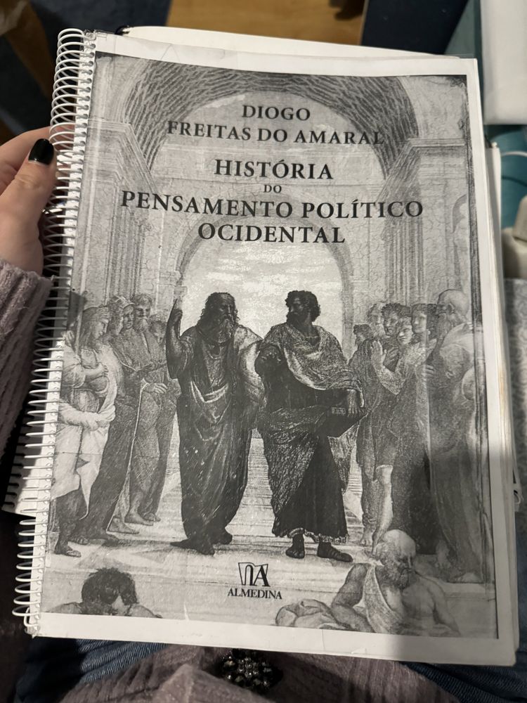 Livro Historia do Pensamento Politico, Diogo Freitas do Amaral