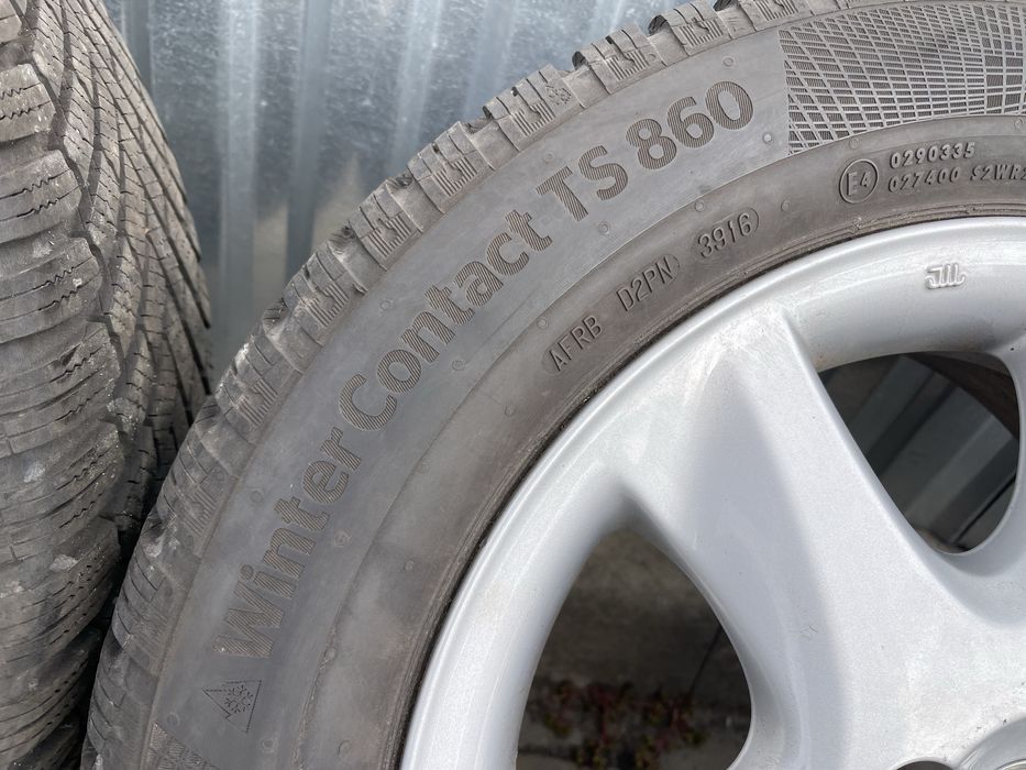 Диски 4/100 R15 6J ET45 TOYOTA + 195/60R15 Continental зима