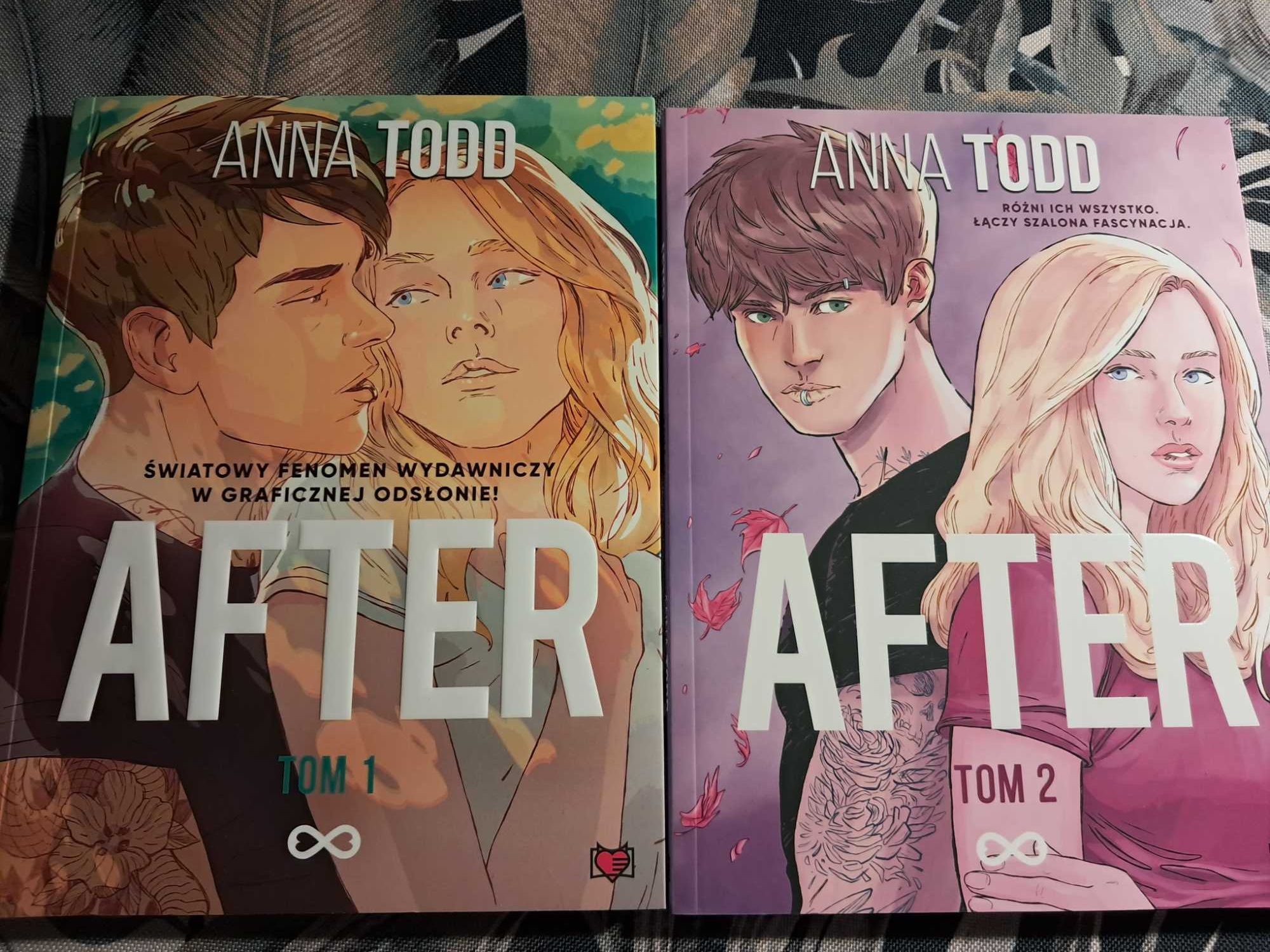 seria komiksów "After" dwa tomy