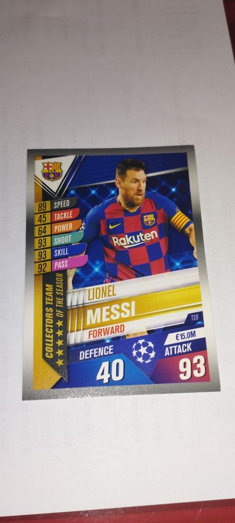 Messi cromos e cards