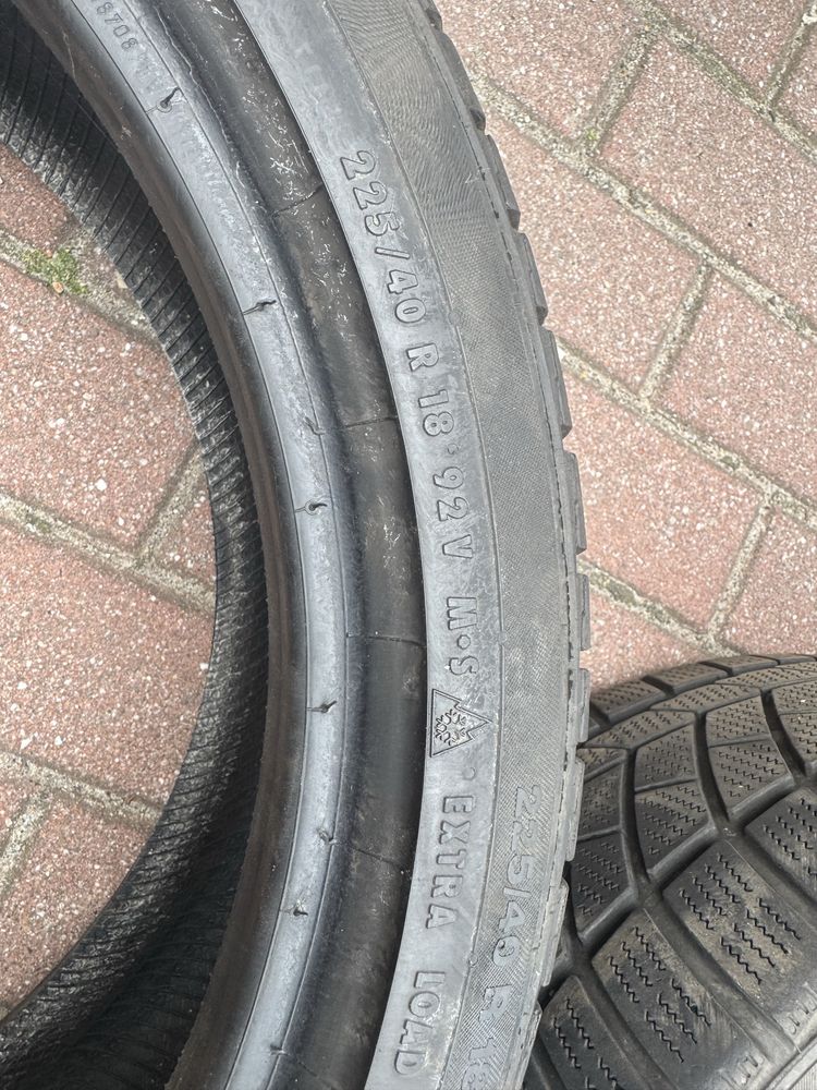 Sprzedam Opony  continental 225/40 R18 Run Flat