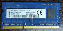 Kingston SoDIMM DDR3 4Gb PC3L 12800S (Планка памяти под ноутбук)