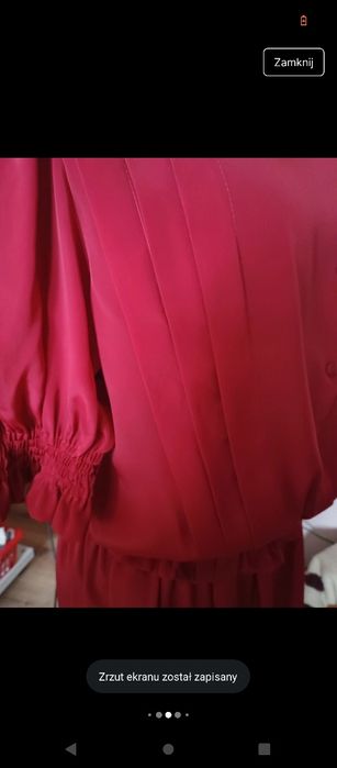 Bordowa garsonka rozmiar L