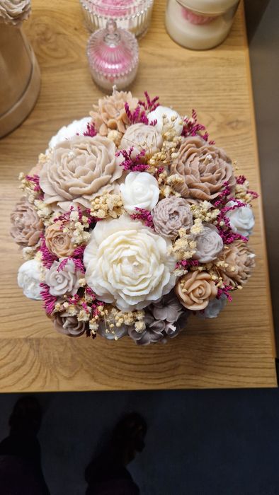 Flower box świece sojowe XL