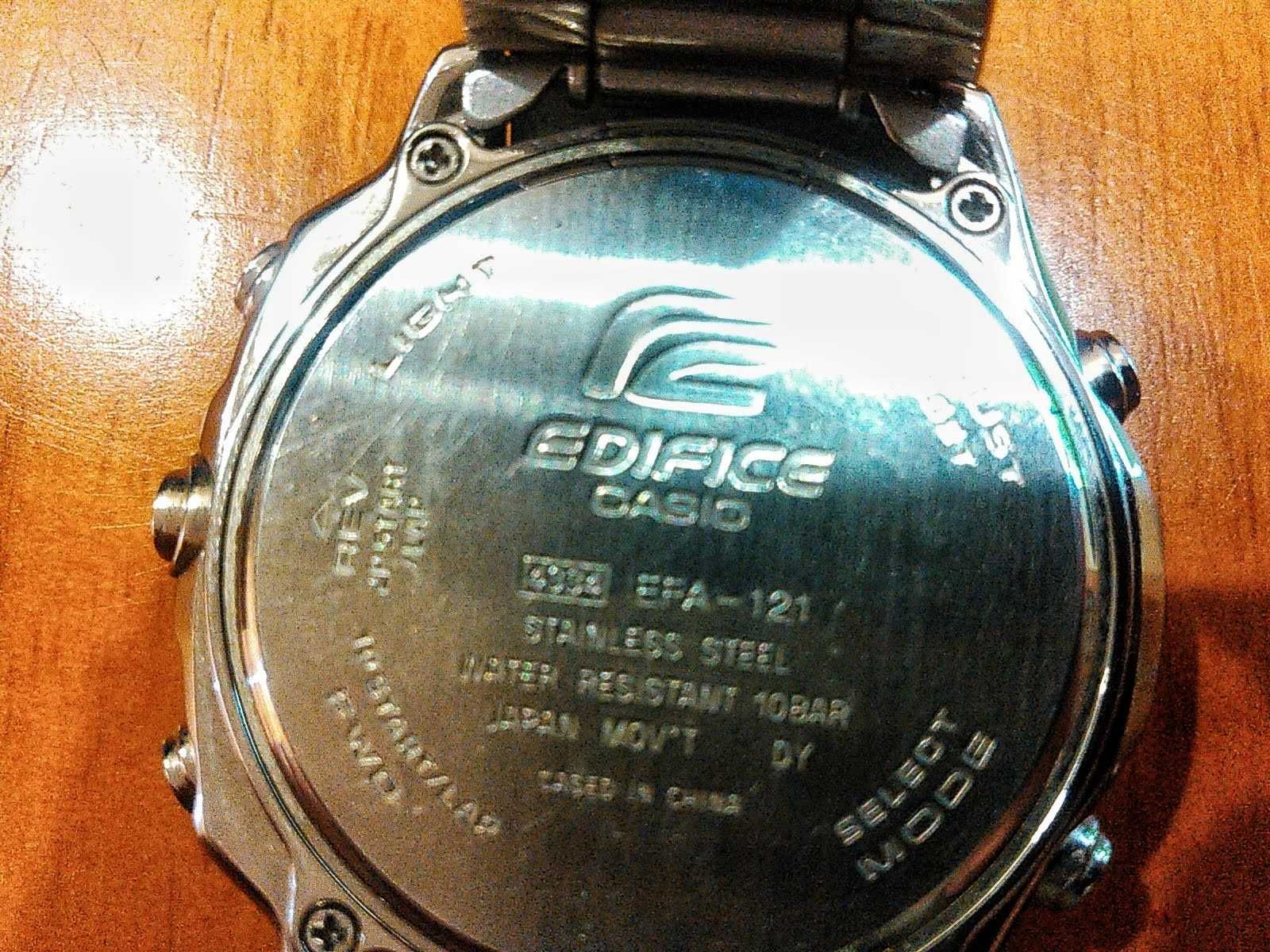 Casio Edifice EFA-121 годинник чоловічий, спортивний, оригінал.