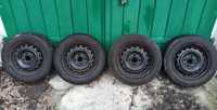 Koła zimowe: 175/65/14 Sava + stalowe 14" 4x100 Renault Nissan