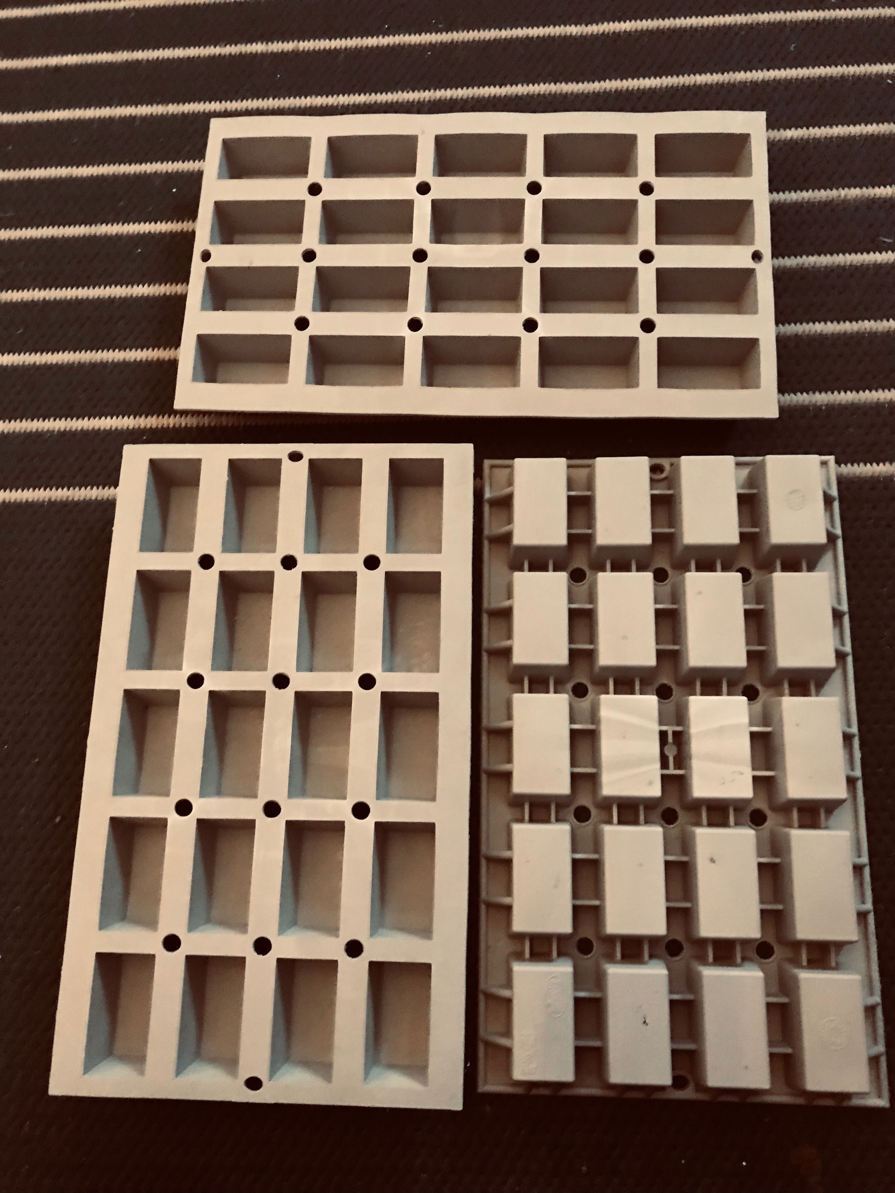 Formas de silicone de pastelaria