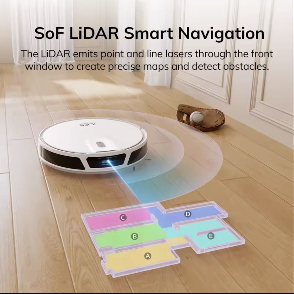 Odkurzacz robot ILIFE V20, mopowanie odkurzanie inteligentna nawigacja