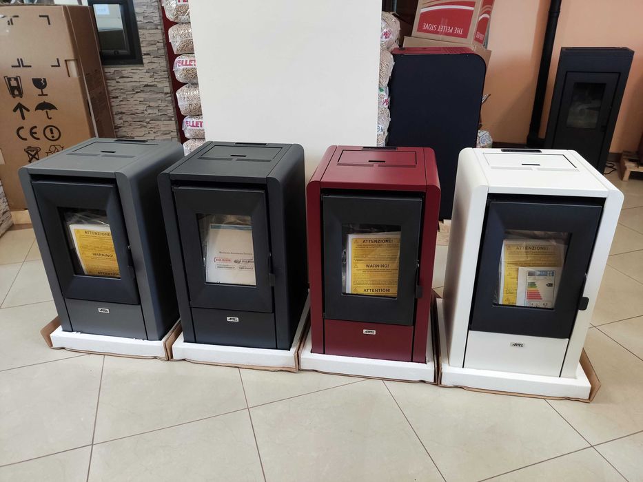 Piecyk AUTOMATYCZNY piec kominek na pellet -ARTEL Nina 7,1 kW