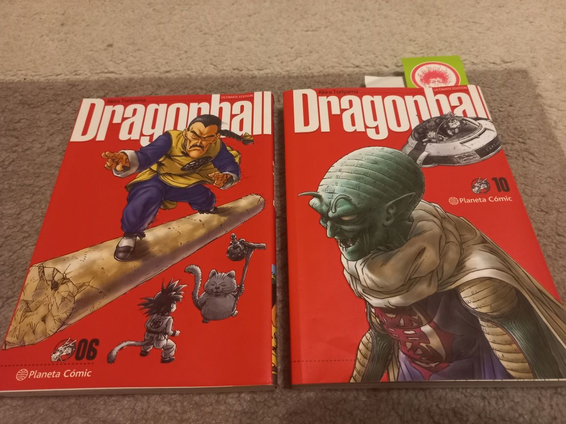 2 livros Dragon Ball em Espanhol