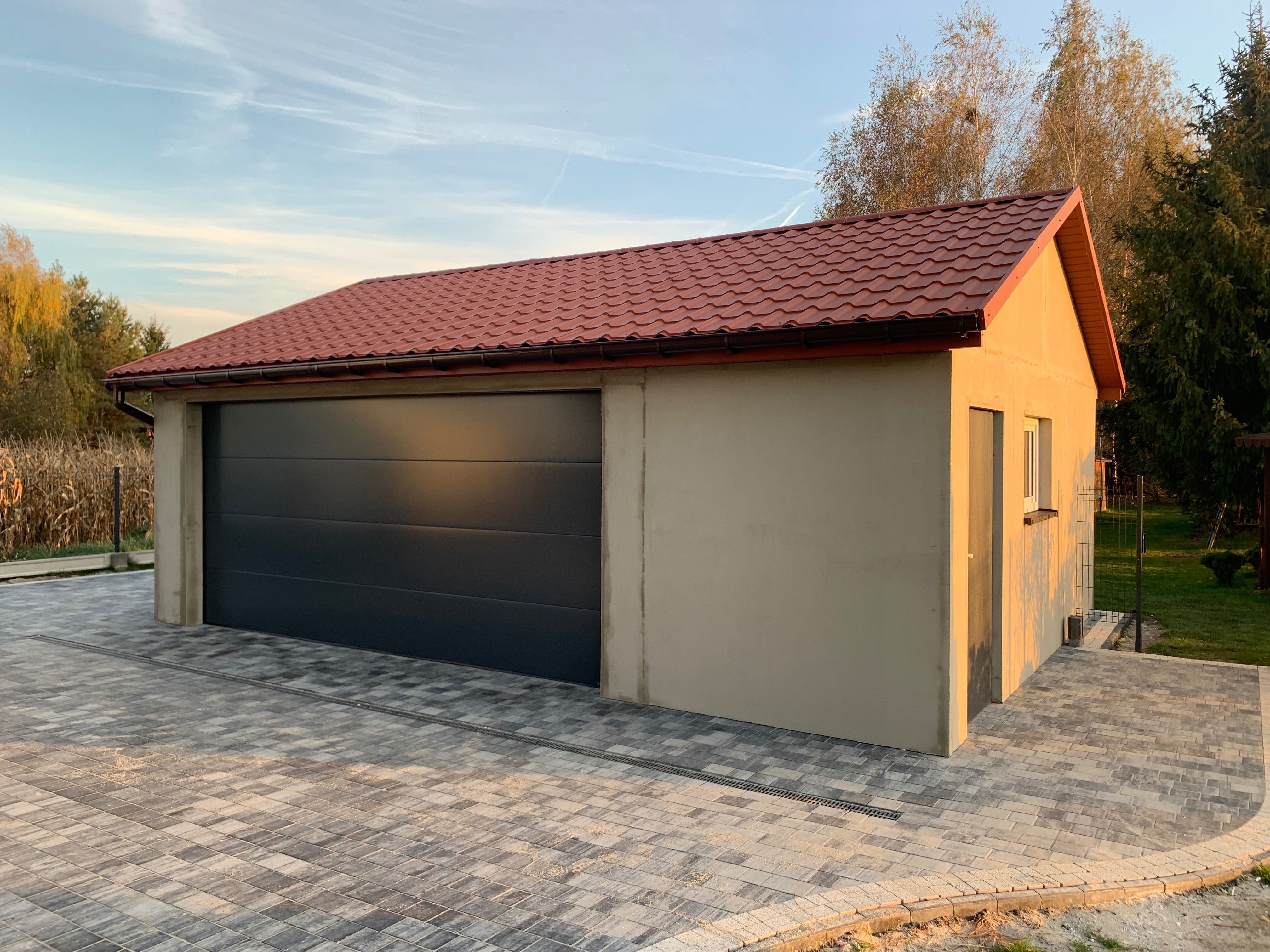 Garaż szkieletowy dwustanowiskowy drewniany 35m2 - Johny House