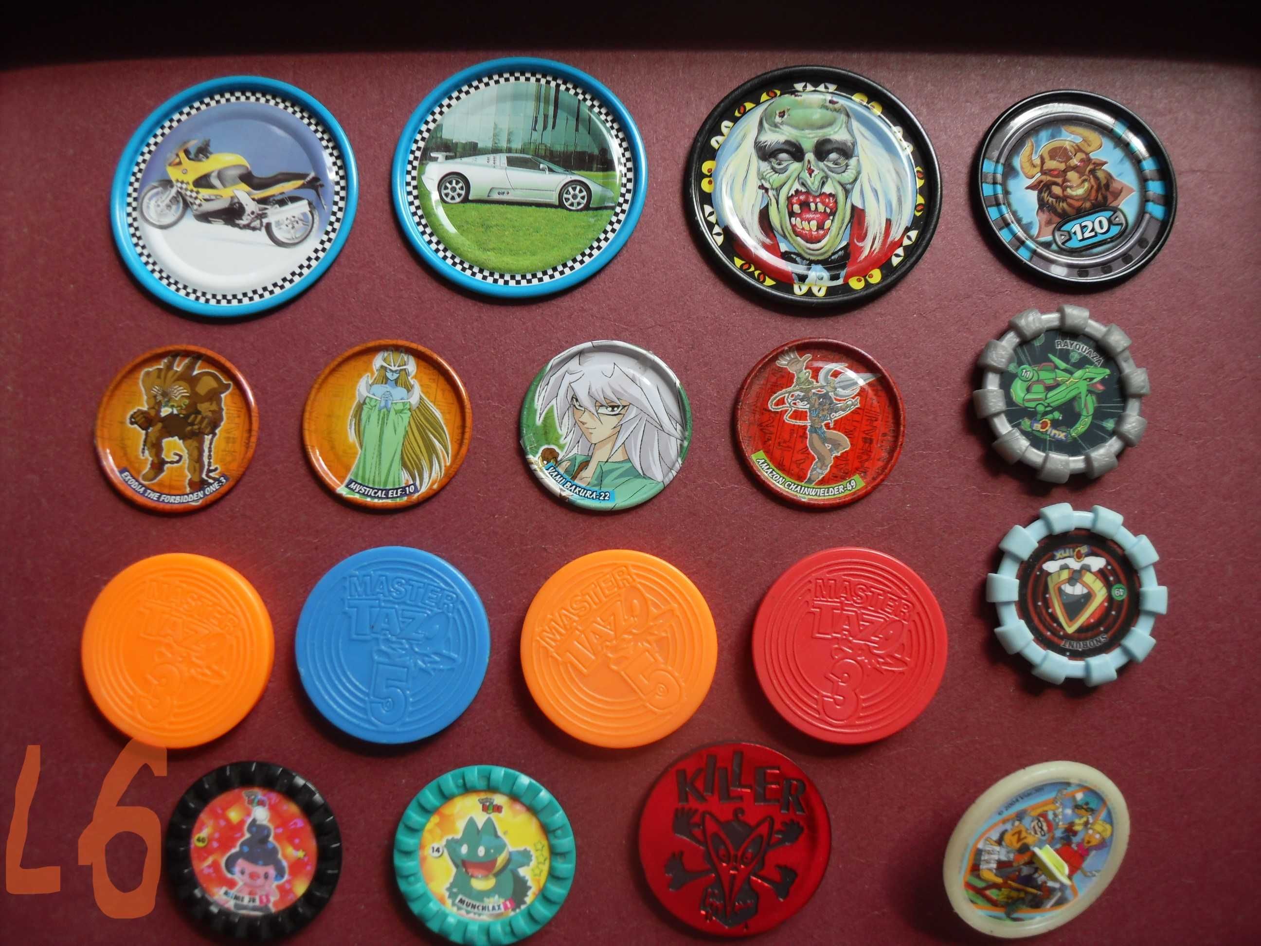 Tazos Antigos  Diversas Coleções
