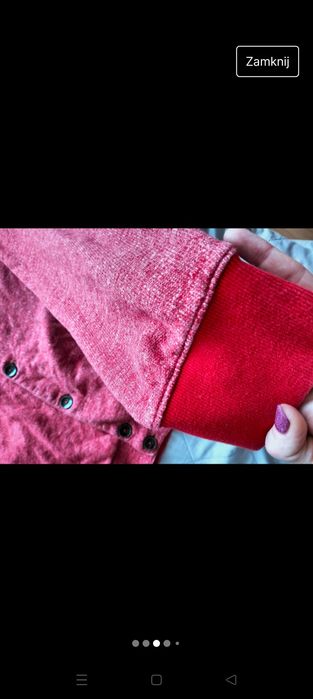 Bluza kardigan koralowy Tom Tailor XL