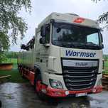 DAF 2015 xf HDS dźwig atlas hiab palfinger mercedes man scania volvo renault iveco 106  budowlanka do materiałów budowlanych tgx adr