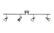 Listwa JUPP LED 4xGU10 chrom/czarny