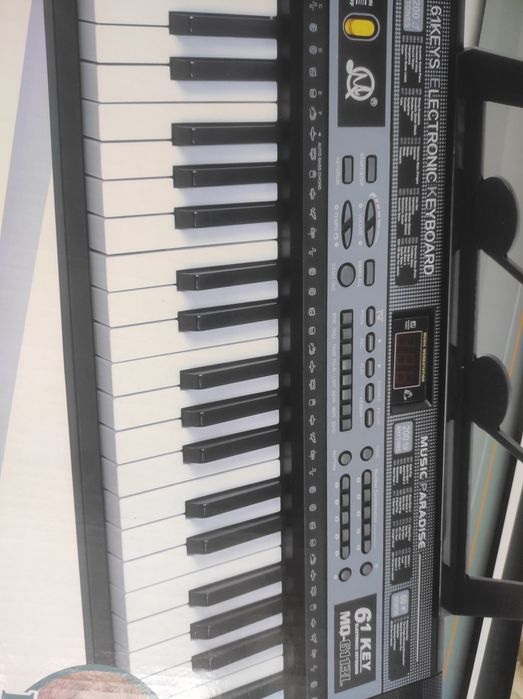 Пианино електрическое для учения микрофон урок 61 клавиша