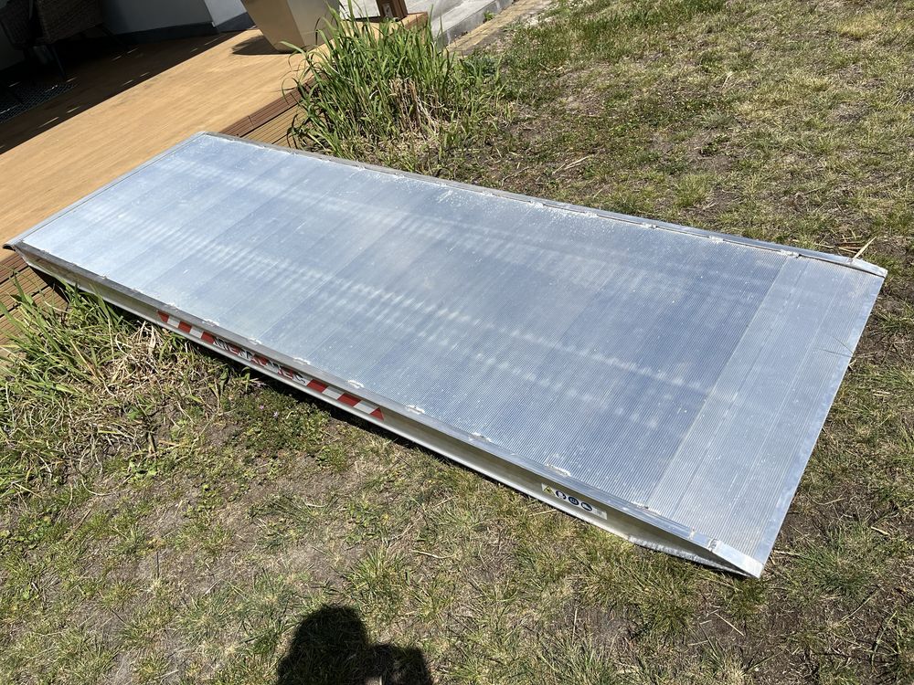 Trap, najazd, rampa 300x100, aluminium 1,5t, solidna konstrukcja