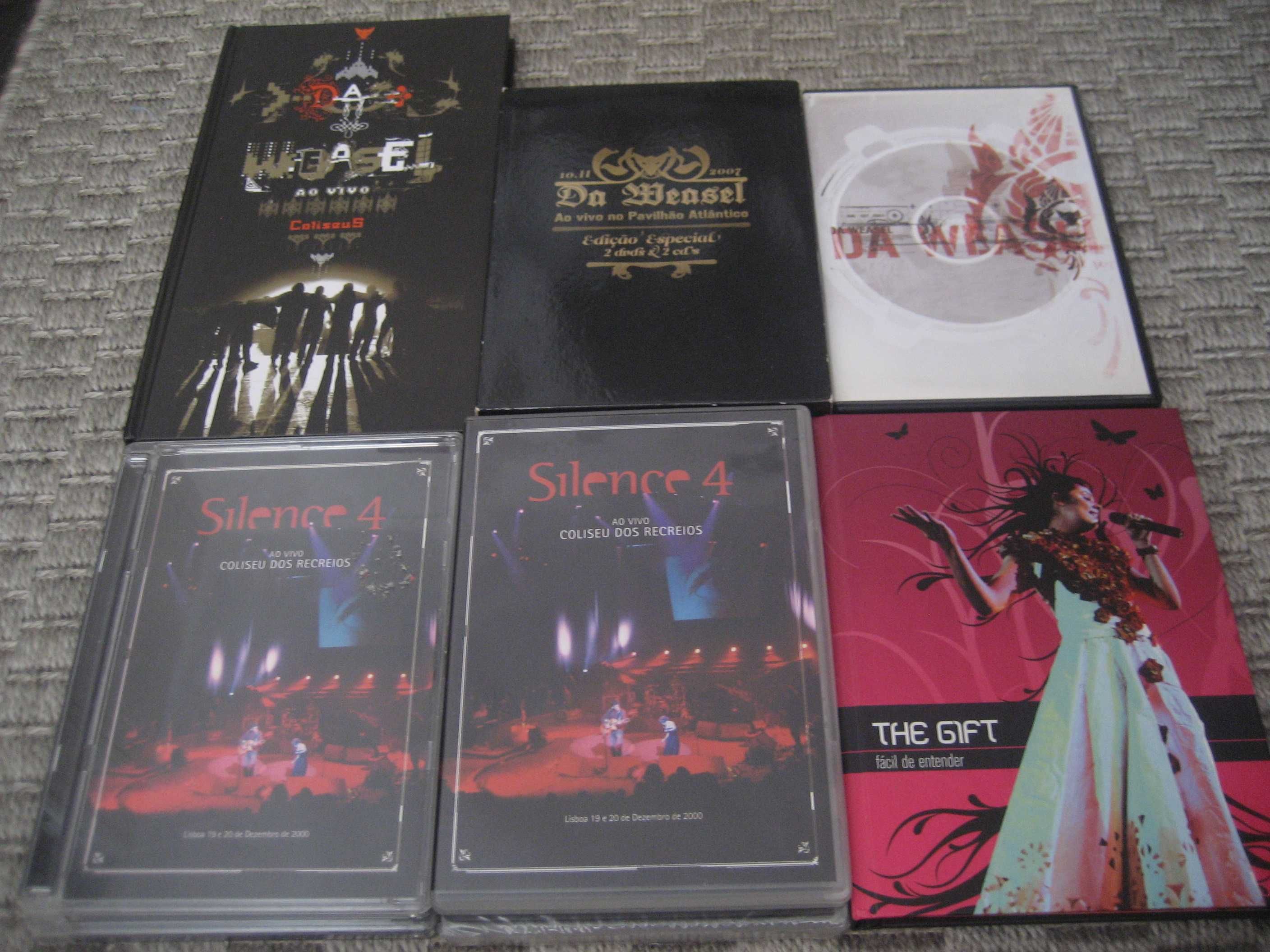 82 DVDs Musicais - concertos, videoclips, Portugal, Brasil, etc