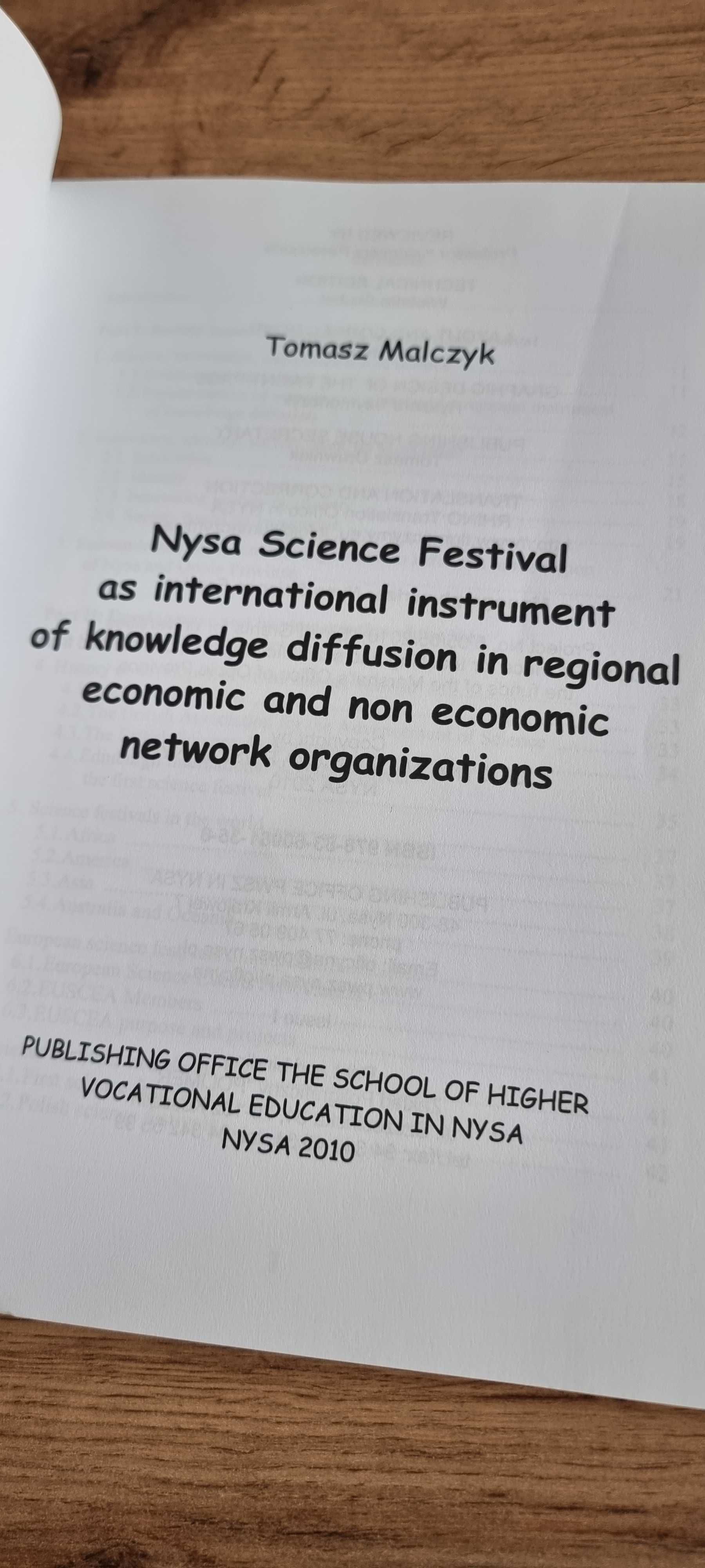 "Nysa science festival as international instrument" - Tomasz Malczyk