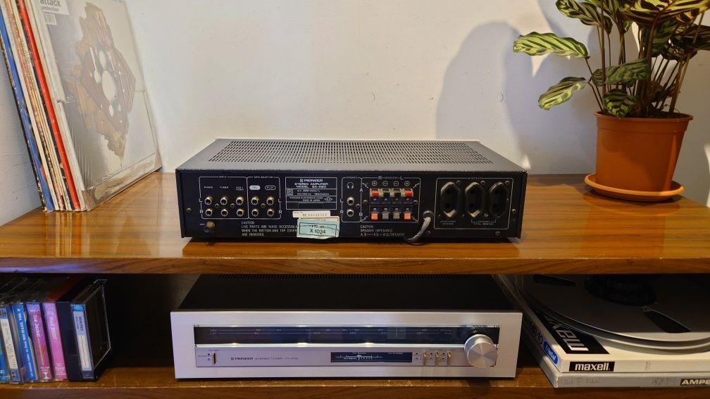 Pioneer SA420 wzmacniacz stereo, vintage lata 80te