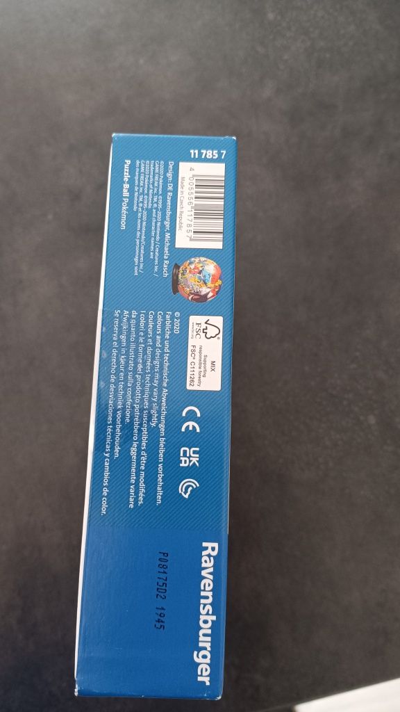 Puzzle 3D kula Pokemon Ravensburger