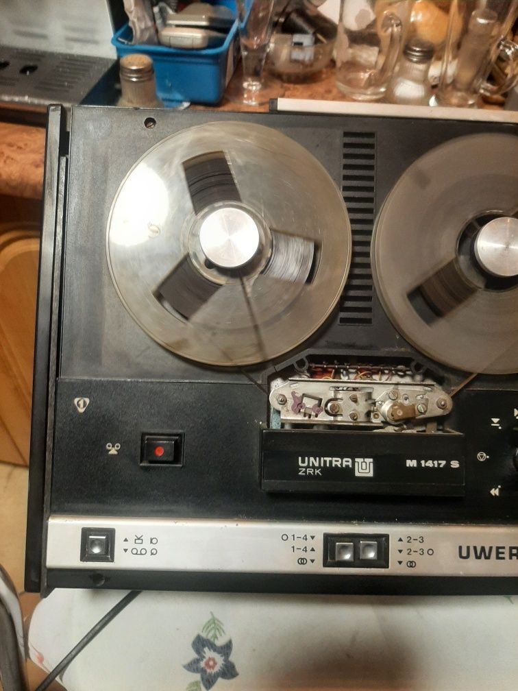 Magnetofon szpulowy Unitra ZRK m 1417 s Uwertura