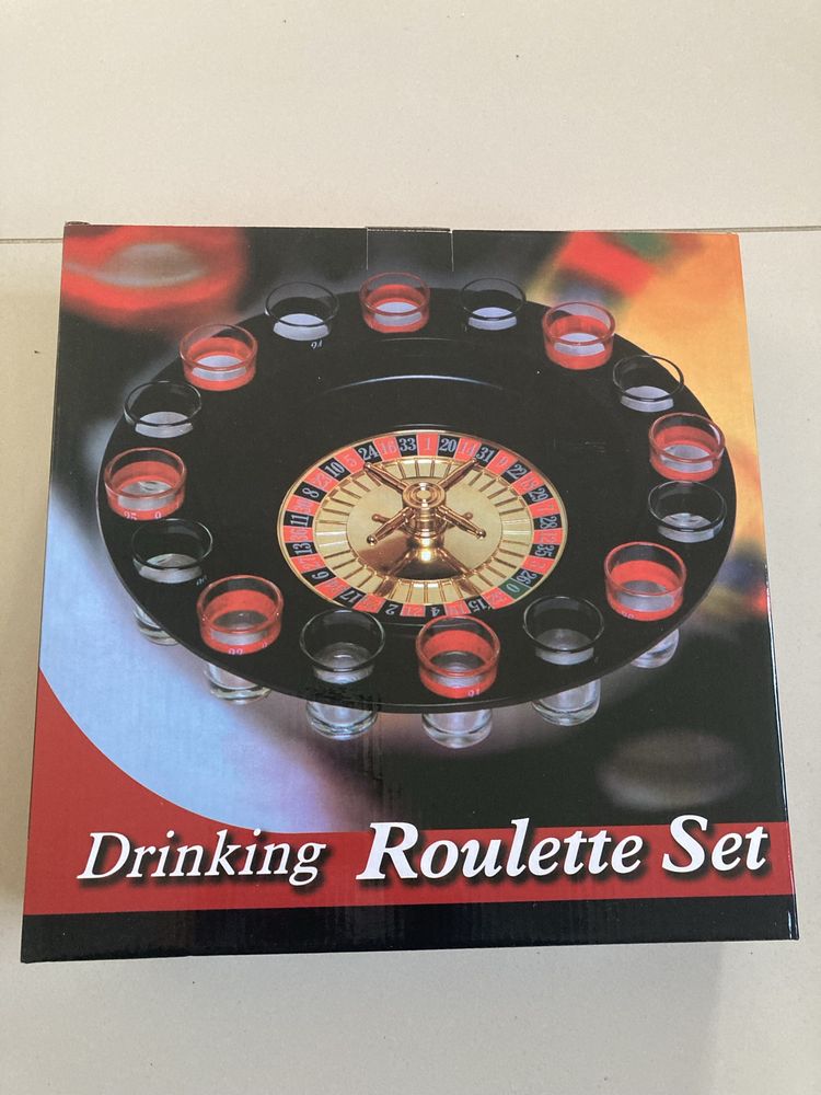 Ruletka alkoholowa 16 szt kieliszków