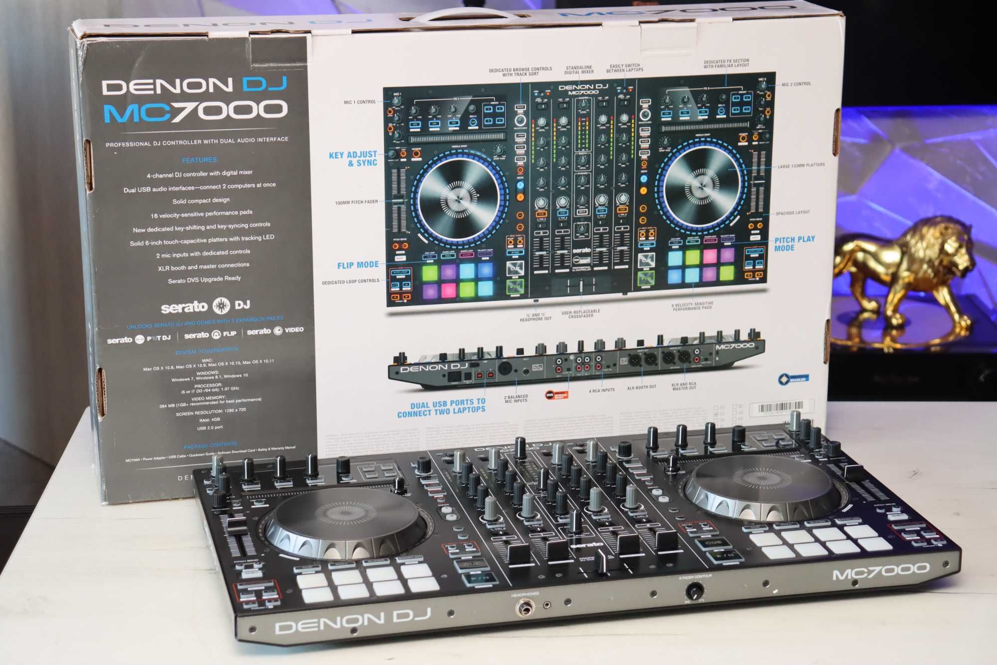 Denon MC7000 Kontroler DJ 4 Kanałowy Gwarancja
