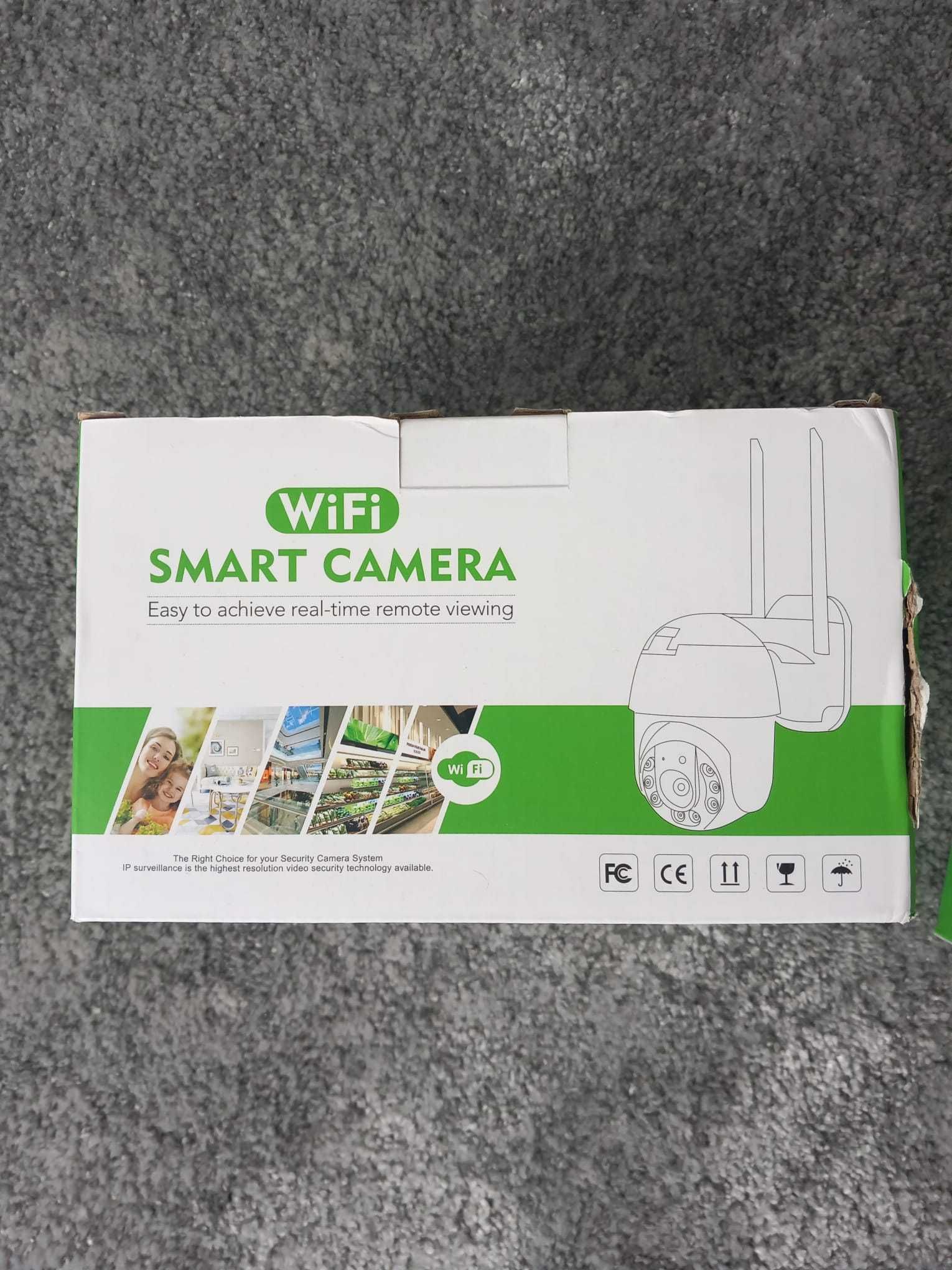 Smart Câmera Segurança Wifi FHD Controlo 360º APP Nova Dual Áudio
