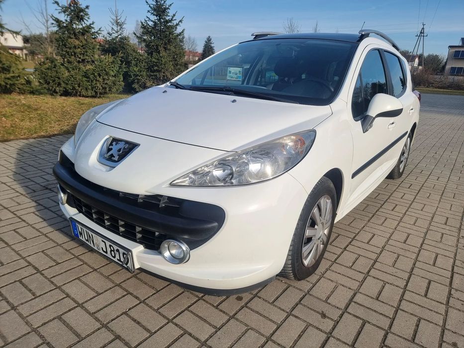 Peugeot 207 207 sw 2009 1.4 benzyna klimatyzacja panorama dach