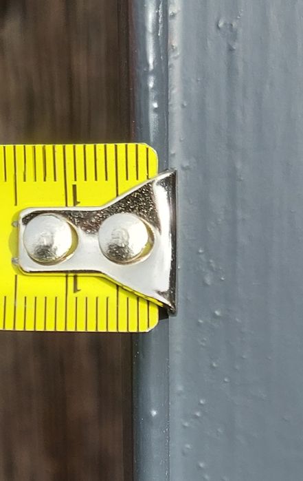 Słupki ogrodzeniowe - Kątownik metalowy 40x40x4