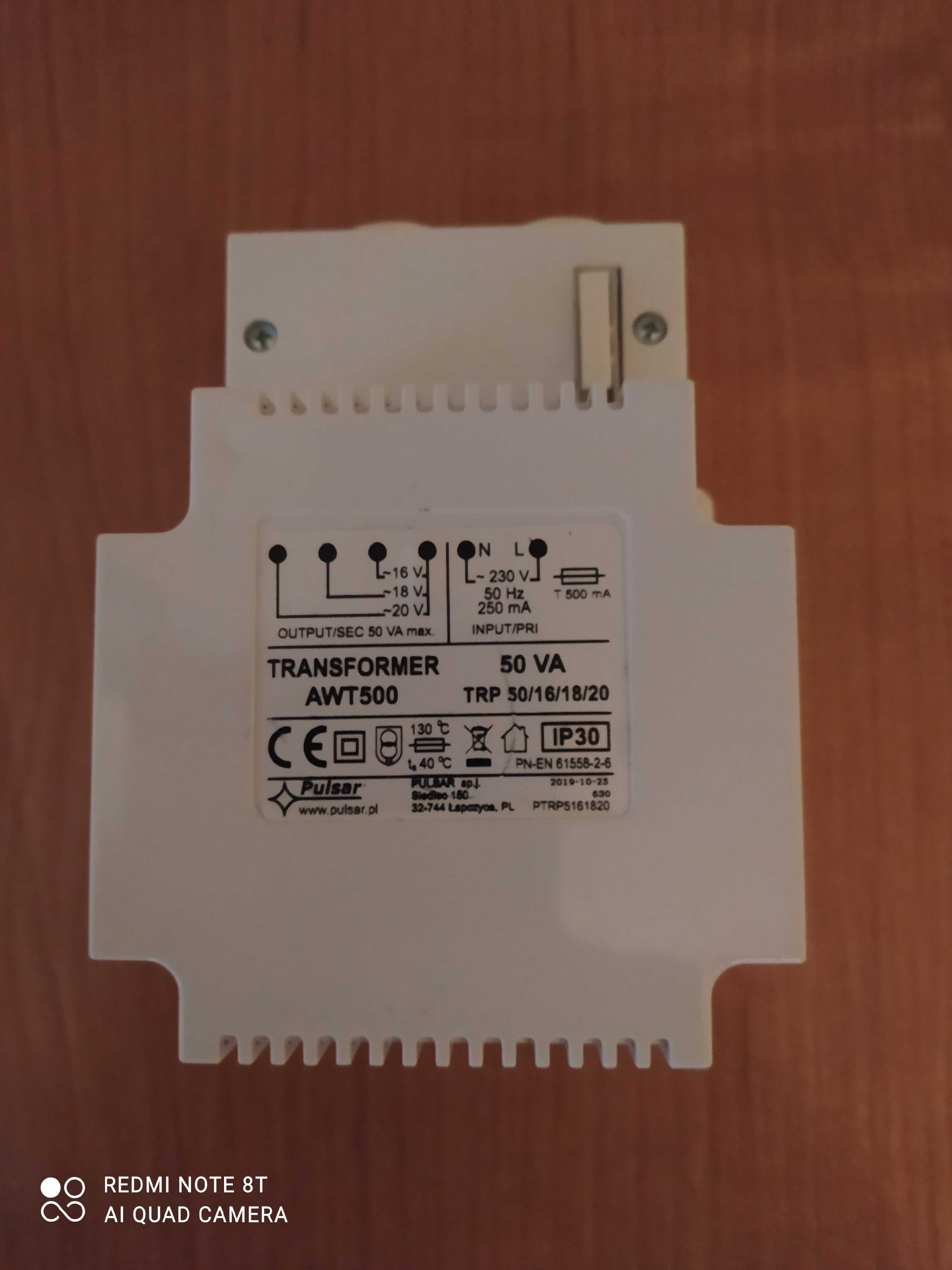Sprzedam Transformator AWT500 TRP50VA/16V/18V/20V Pulsar
