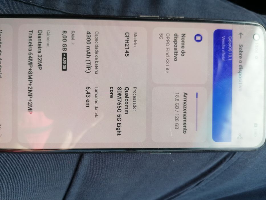 Telemóvel OPPO x3 life.