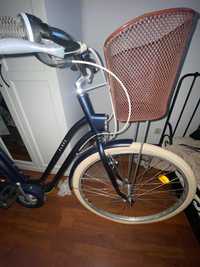 Bicicleta de Cidade ELOPS 520 Quadro Baixo Azul