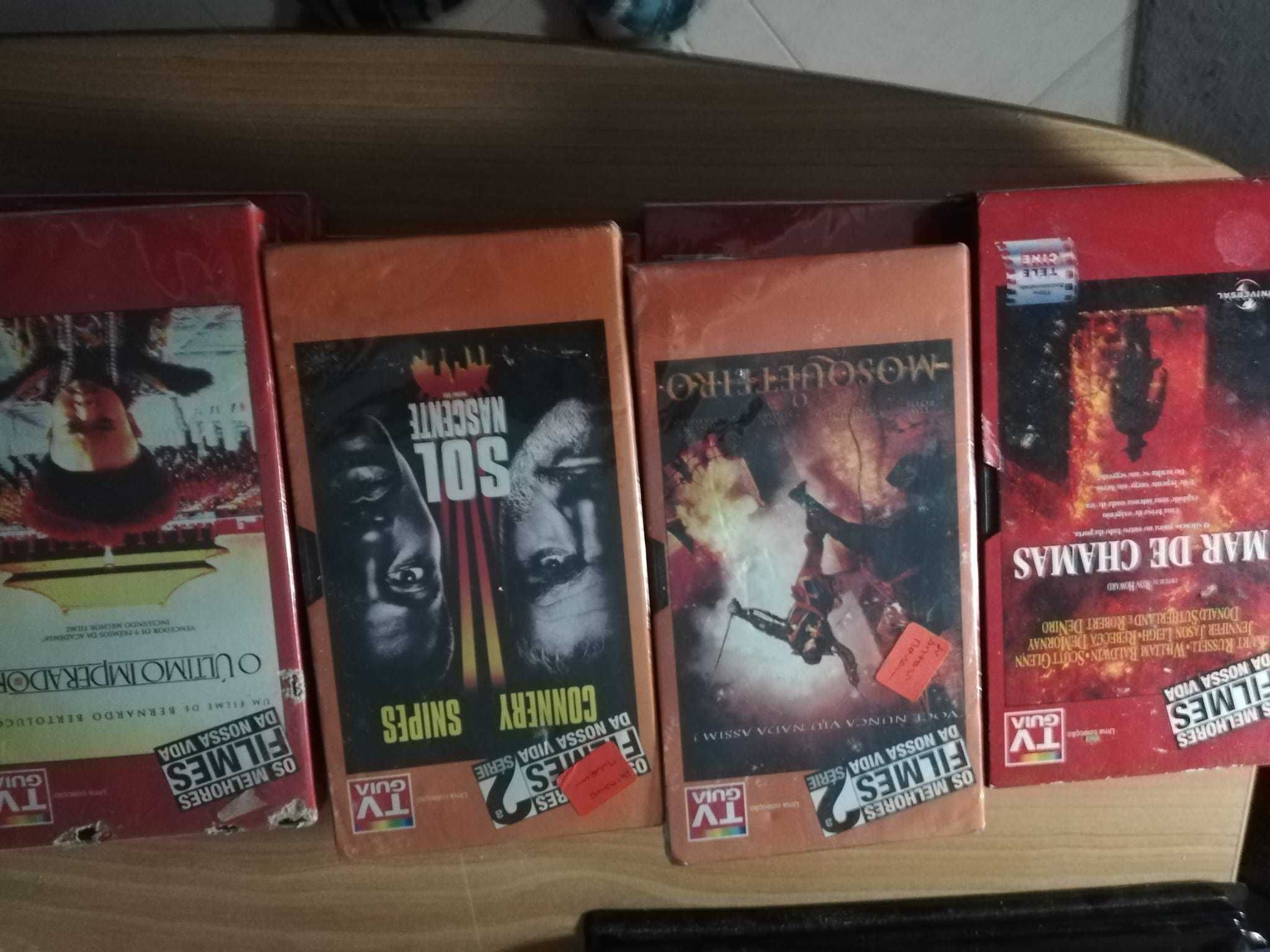 vhs e dvds sem uso na embalagem