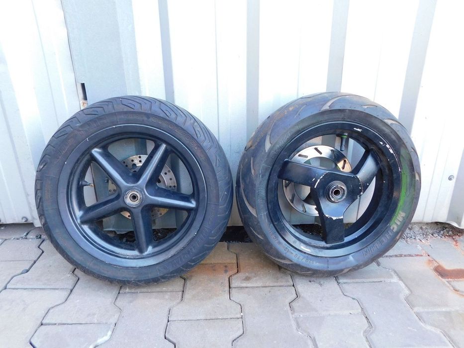 KOŁA DO WÓZKA KOMPLET 120/70-12