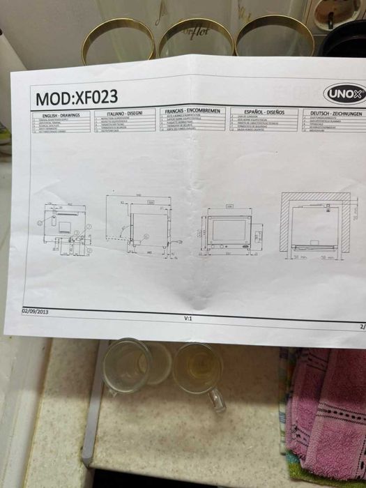 духова шафа UNOX LineMicro XF023