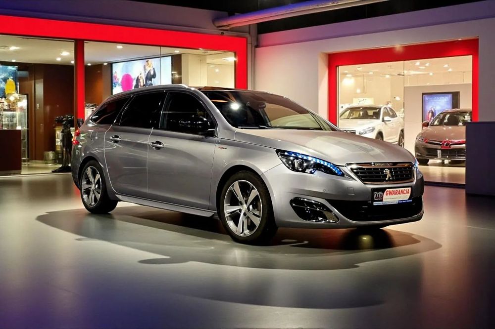 Peugeot 308 Gt-Line 2.0 150km+Full Ledy+Bezwypadkowy+Orginalny Przebieg-Gwarancja