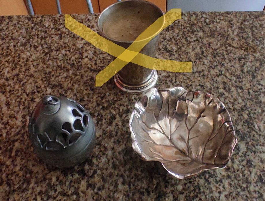 Vários artigos antigos para casa