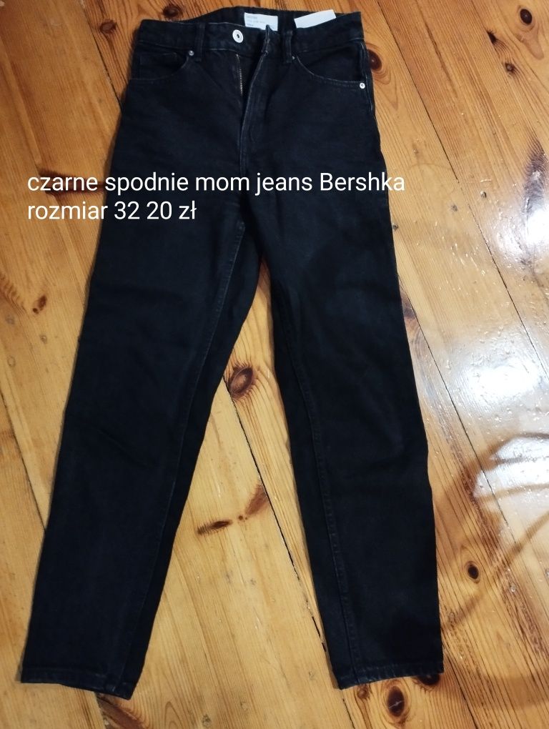Spodnie damskie czarne i jeans